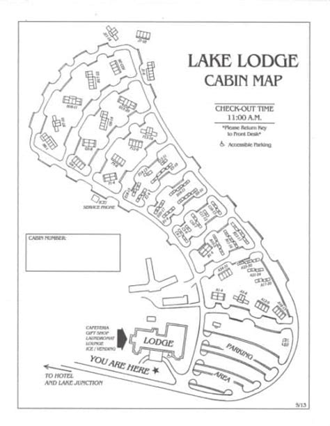 lake lodge cabins yellowstone map